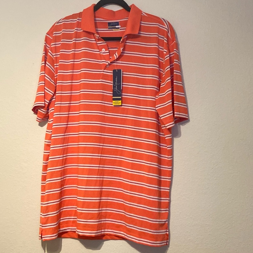Orange Golf Shirt